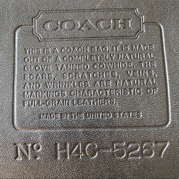 Vintage Coach Leather Messenger Bag - Picture 7 of 7